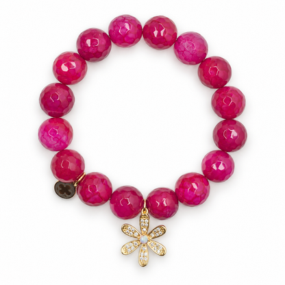 "Flower Power" Magenta Jade - Oriana LaMarca Designs