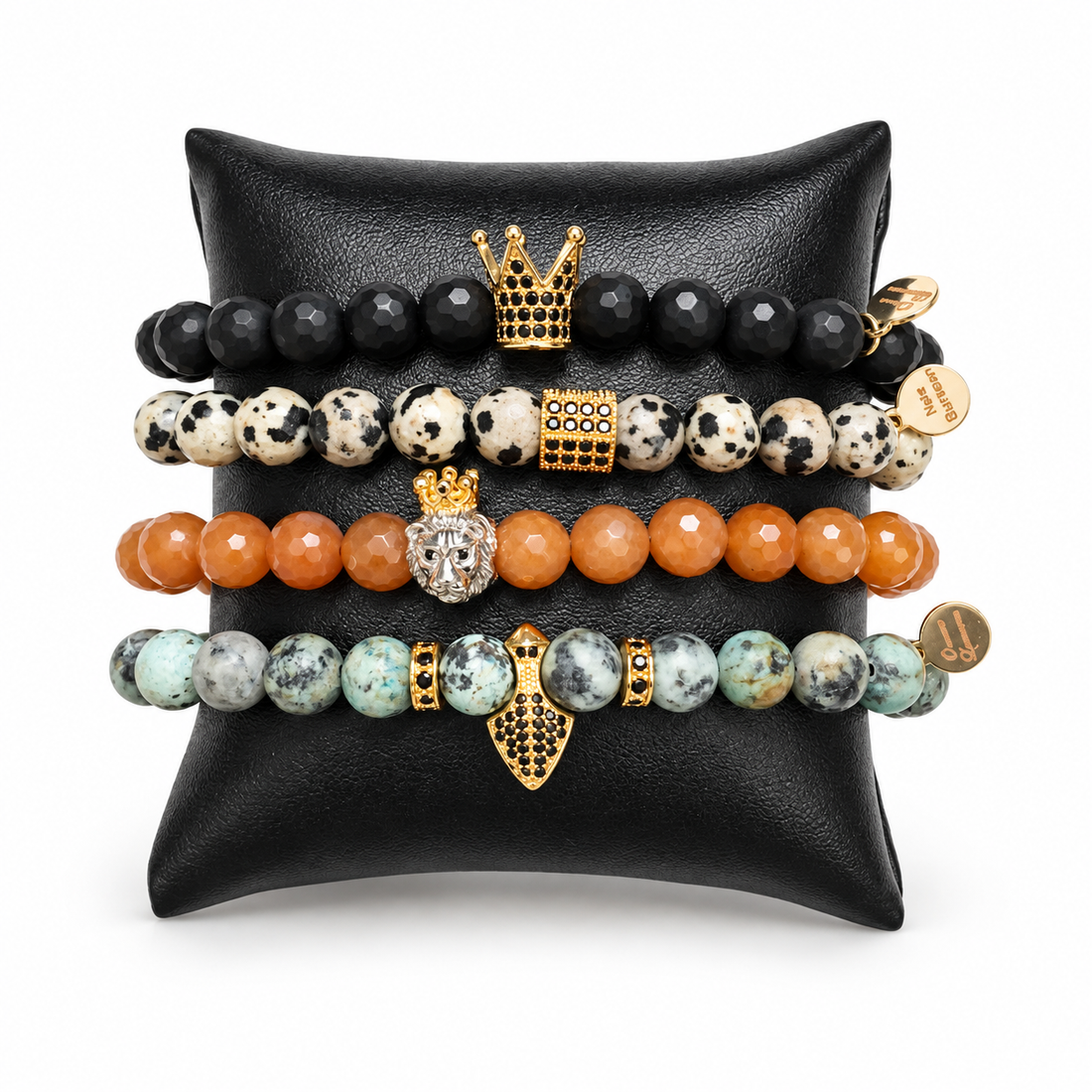 Mens "Kingley" Arm Party on white studio background