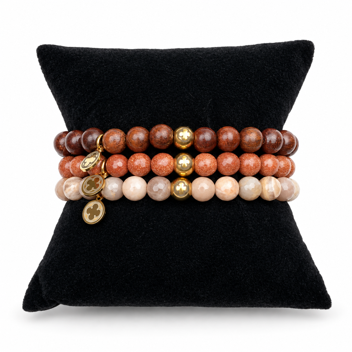 Mens Bronzed Horizons Armparty on white studio background