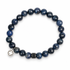 Mens Neptune Jasper with Black Pavé Barrel Accent on white studio background