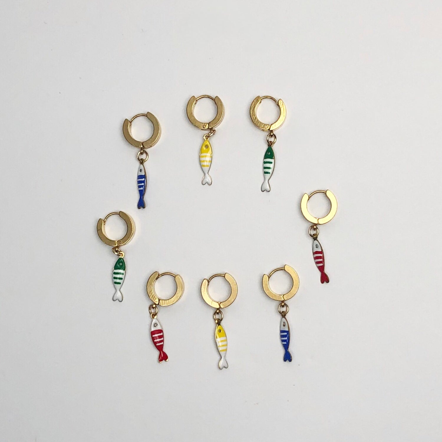 Sarda Colorata Hoop Earrings