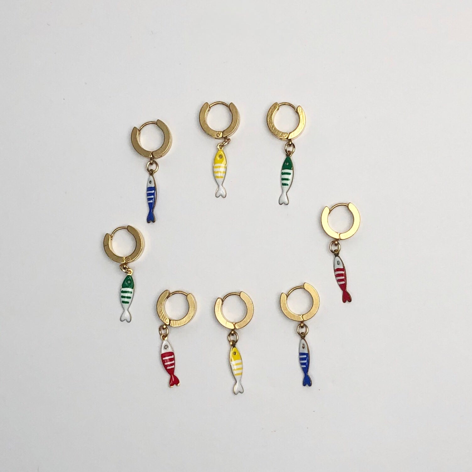 Sarda Colorata Hoop Earrings