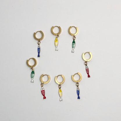 Sarda Colorata Hoop Earrings