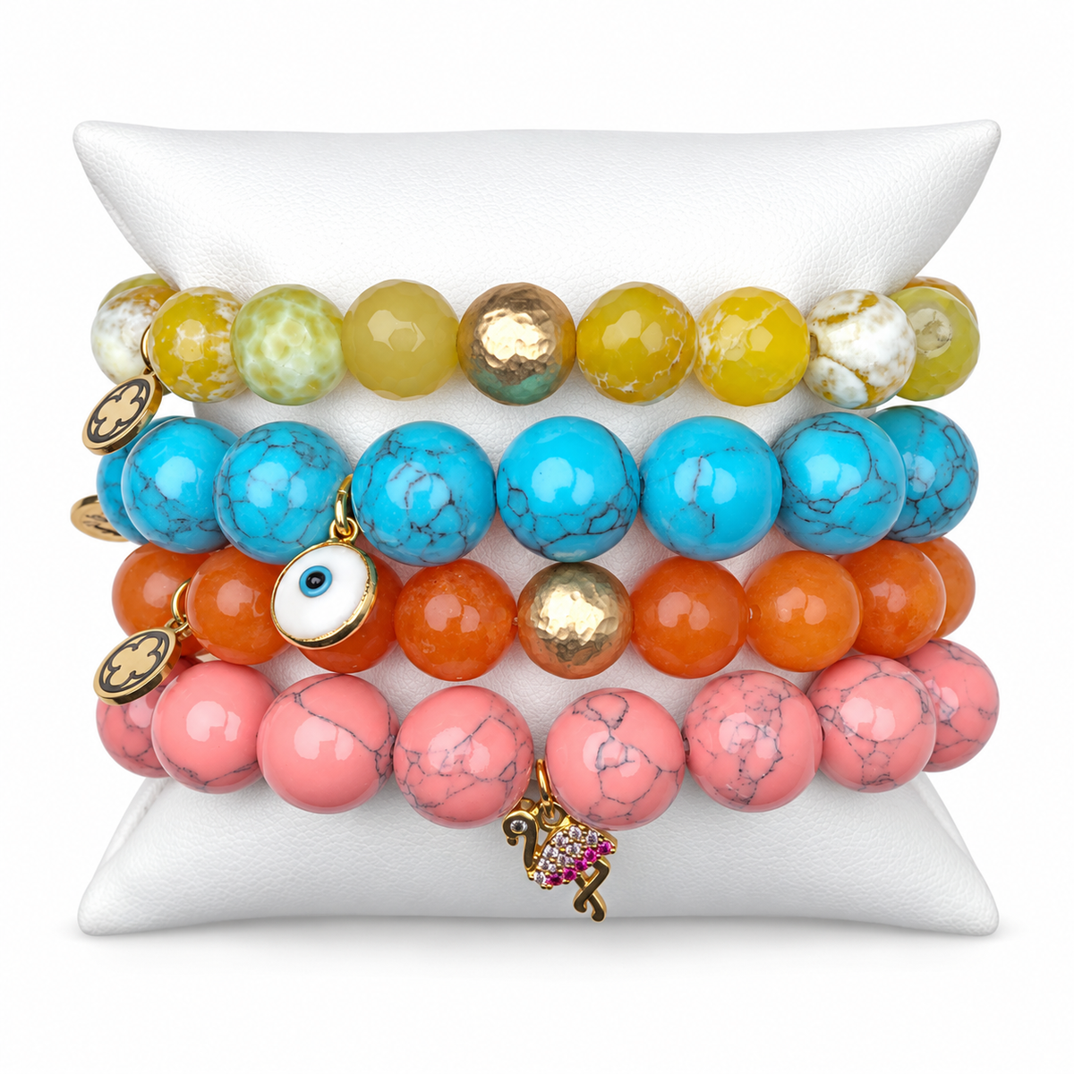 Tropical Oasis Armparty on white studio background
