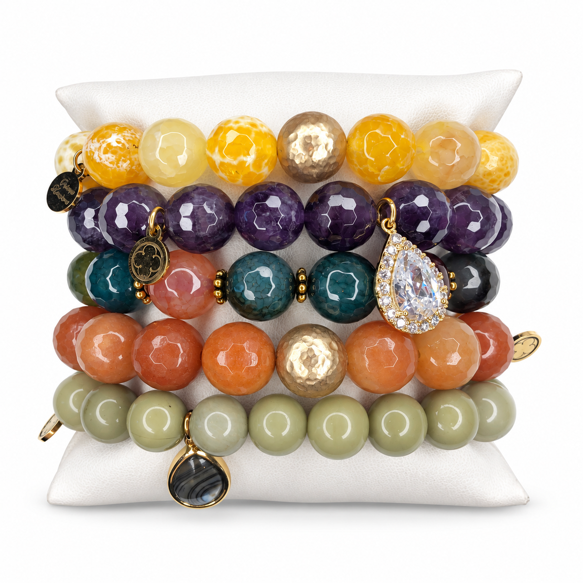 Fall Into Summer Armparty on white studio background