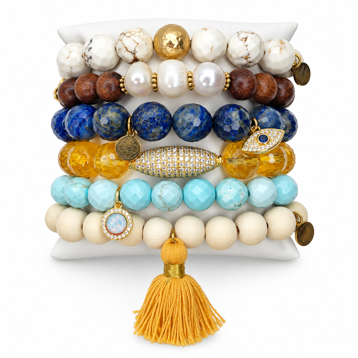 Laguna Beach Armparty on white studio background