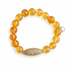 Citrine with Pavé Gold Dome — Oriana LaMarca