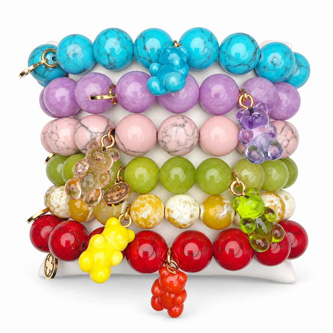 Can Bear-ly Handle It Armparty on white studio background