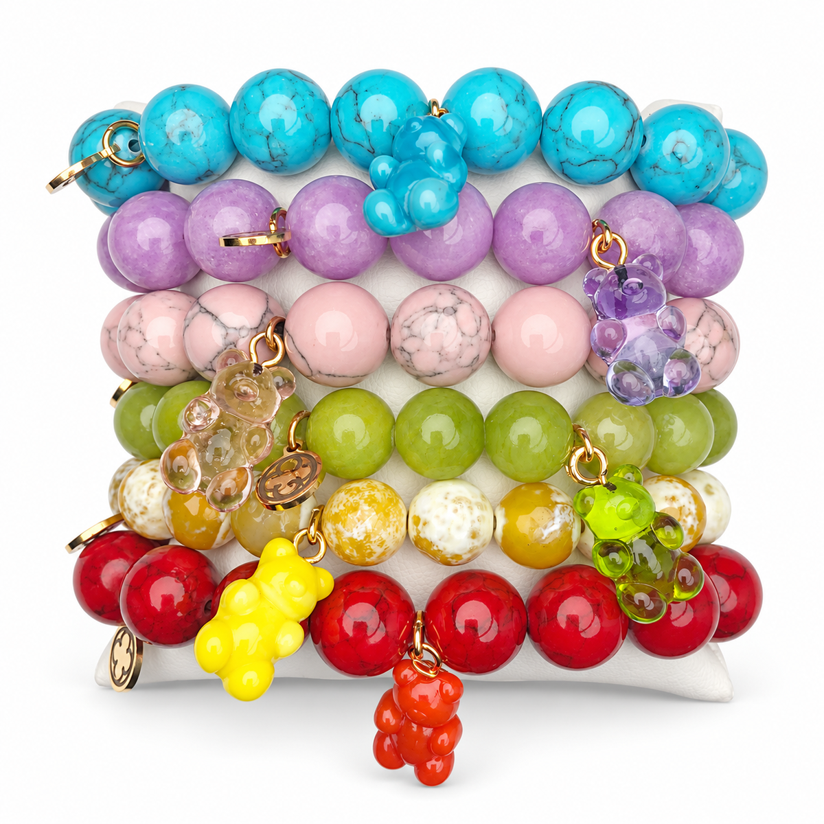 Can Bear-ly Handle It Armparty on white studio background