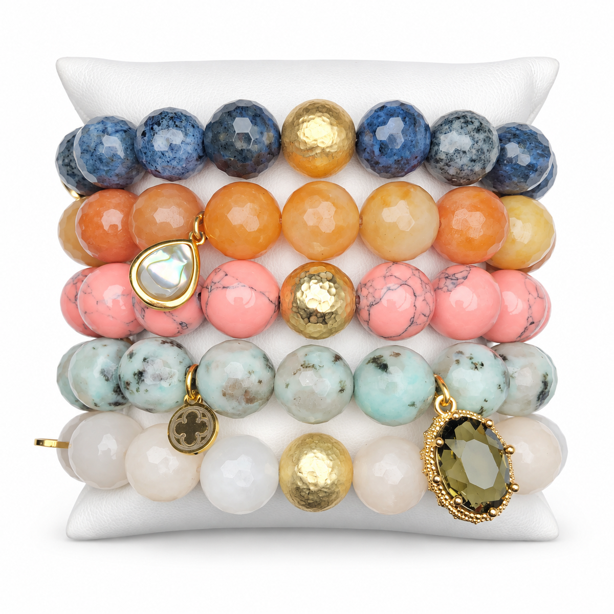 Beachy Sunsets Armparty on white studio background