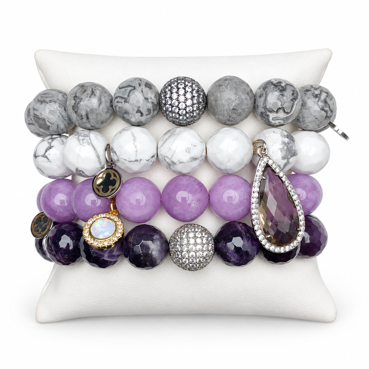 Water Lotus Armparty on white studio background