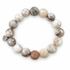 Milky Cloud Agate with Micro Pavé Rose Gold Accent — Oriana LaMarca