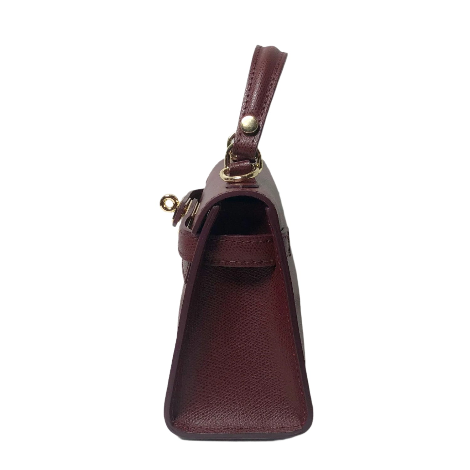 Sophie Marsala Leather Mini Bag