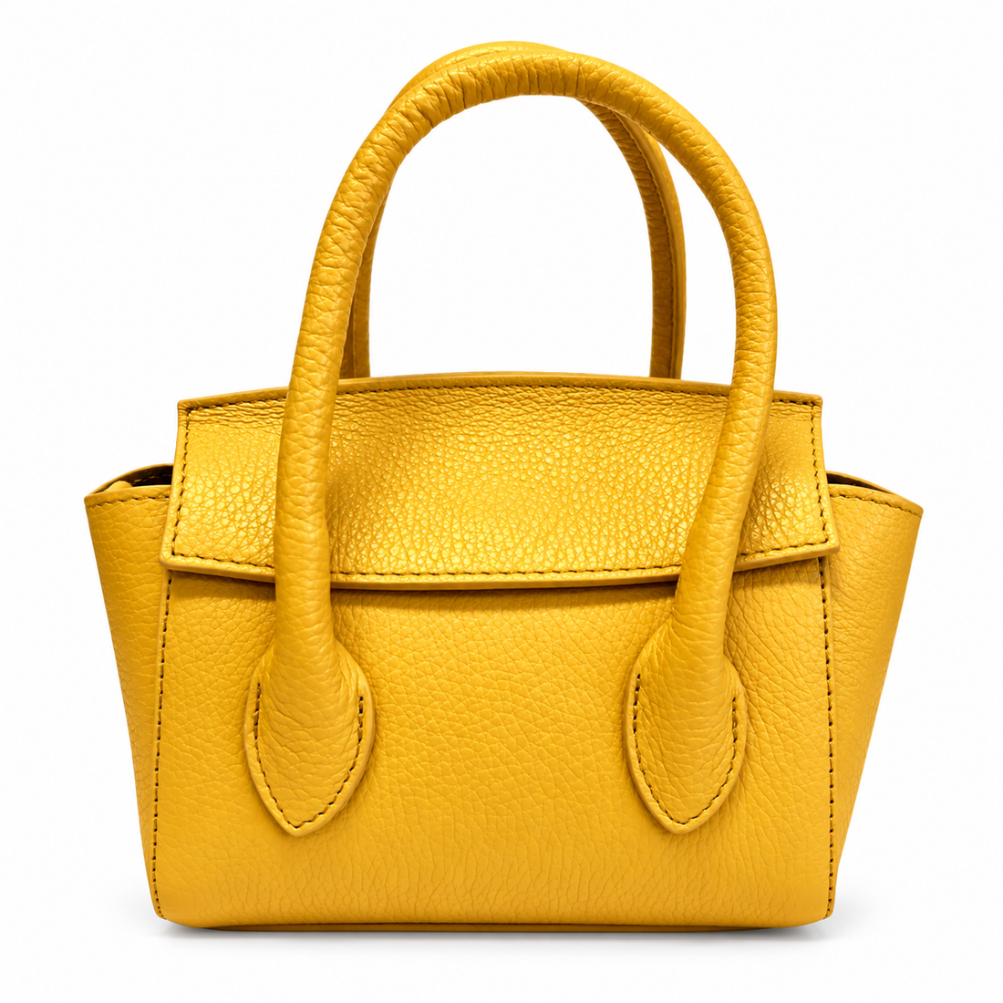 Martina Giallo Leather Handbag - Oriana LaMarca Designs