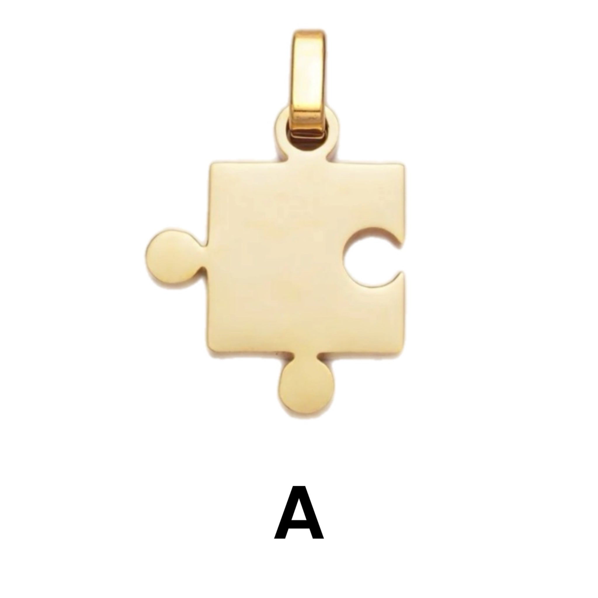 Lapis with Puzzle Piece Pendant