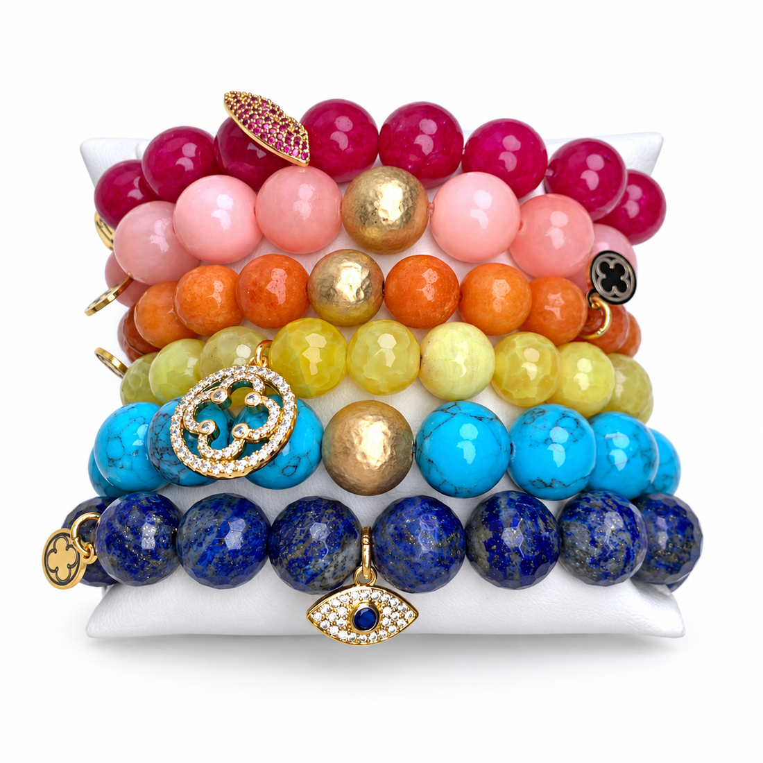 Somewhere Over The Rainbow Armparty on white studio background