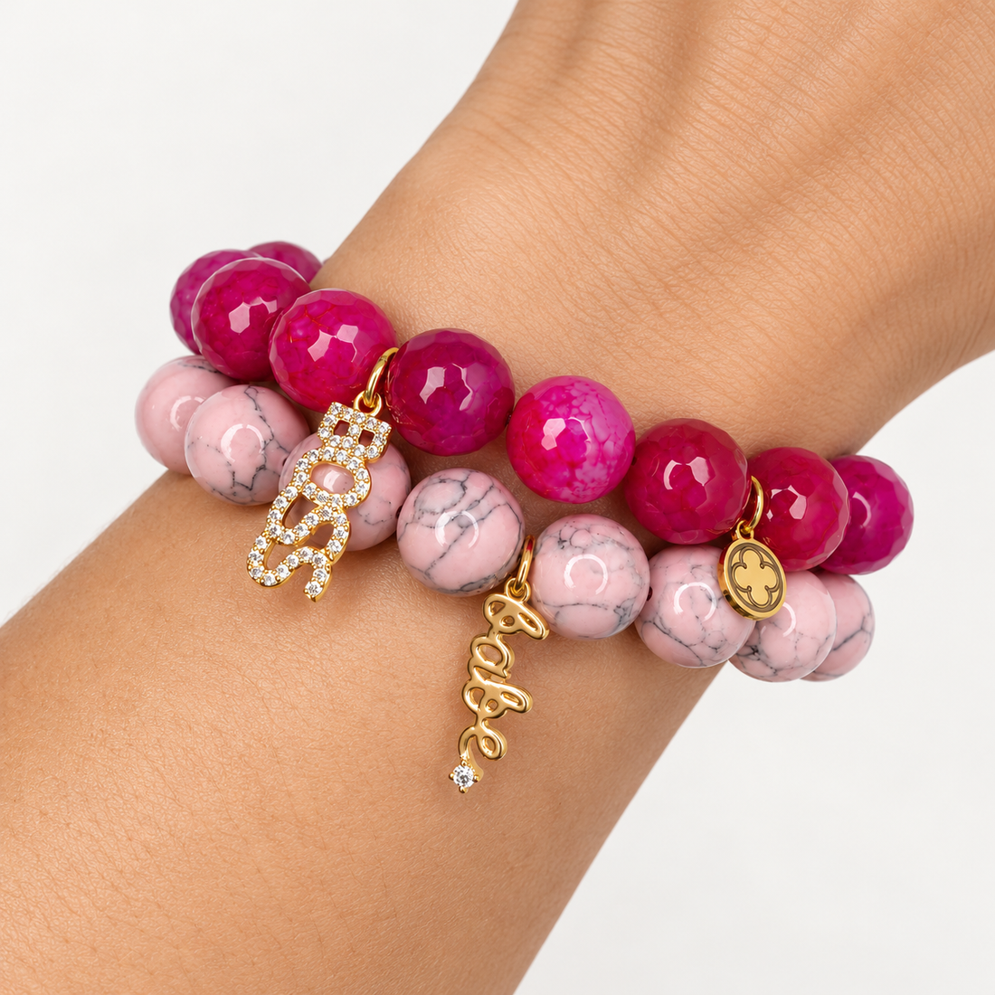 BOSS Babe Armparty worn on a woman&