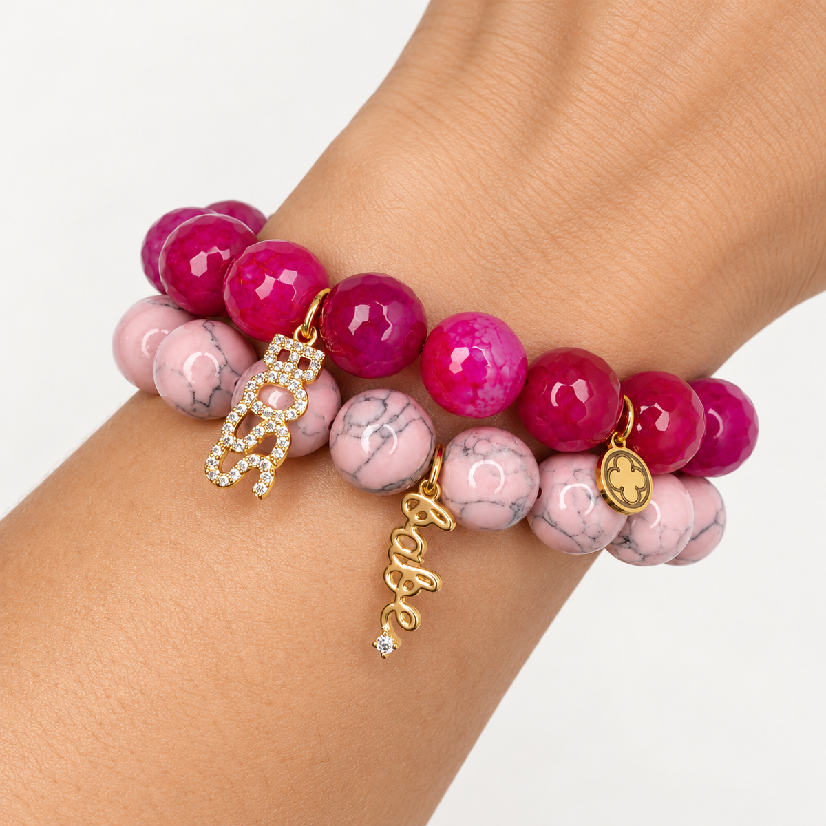 BOSS Babe Armparty worn on a woman&