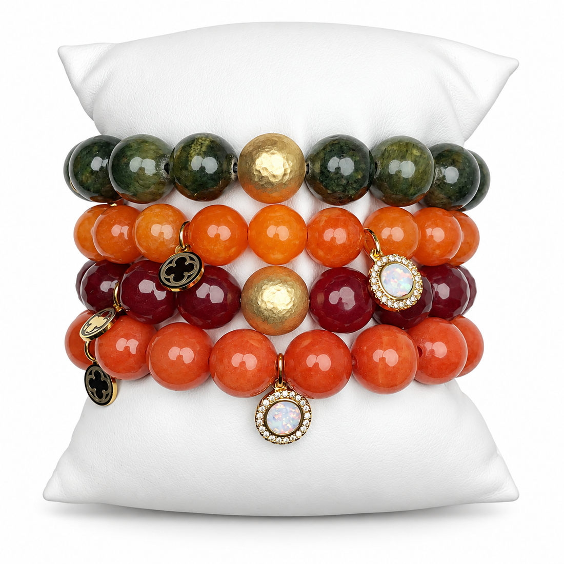 Indian Summer Armparty on white studio background