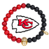 Mens Kansas City Chiefs with Gold Pavé Helmet with preserved team logo on transparent background