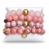Pink Ombré Armparty on white studio background