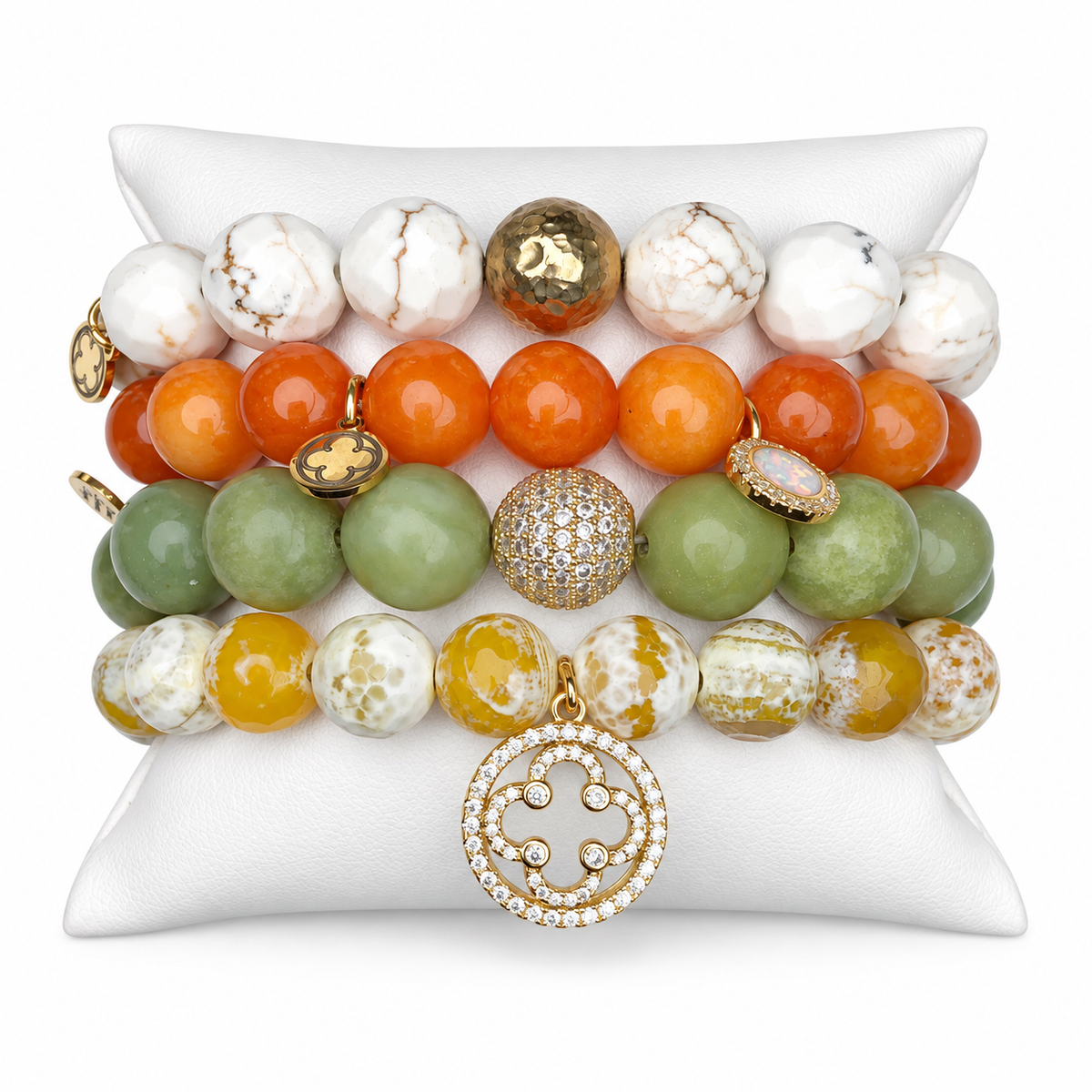 Citrus Armparty on white studio background