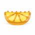 Orange Acrylic Hair Clip on a white background