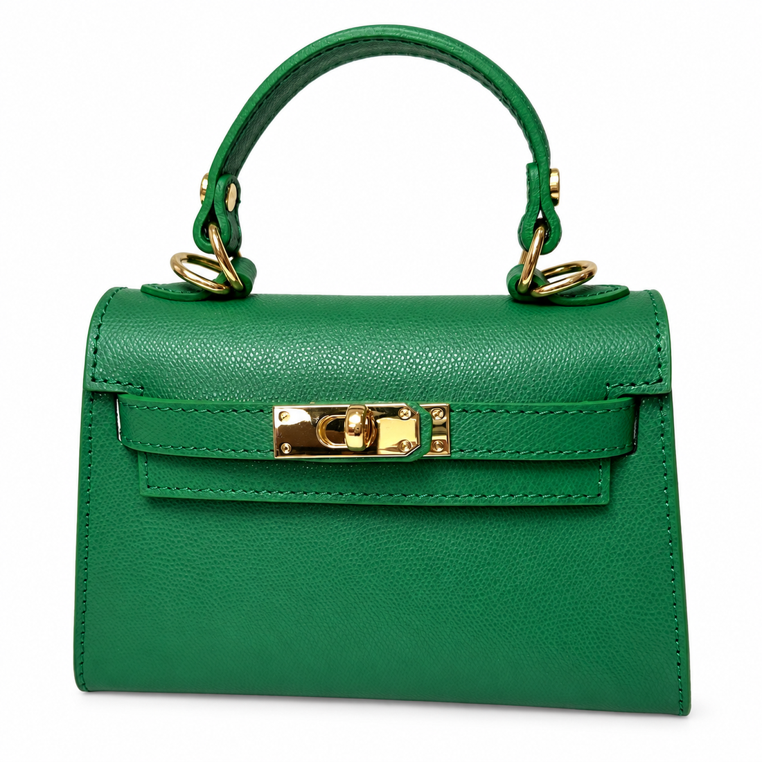 Sophie Kelly Green Leather Handbag - Oriana LaMarca Designs