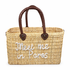 LILLIANA Meet me in Paros Leather Handle Reed Bag - Oriana LaMarca Designs