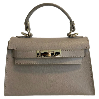 Sophie Taupe Leather Handbag