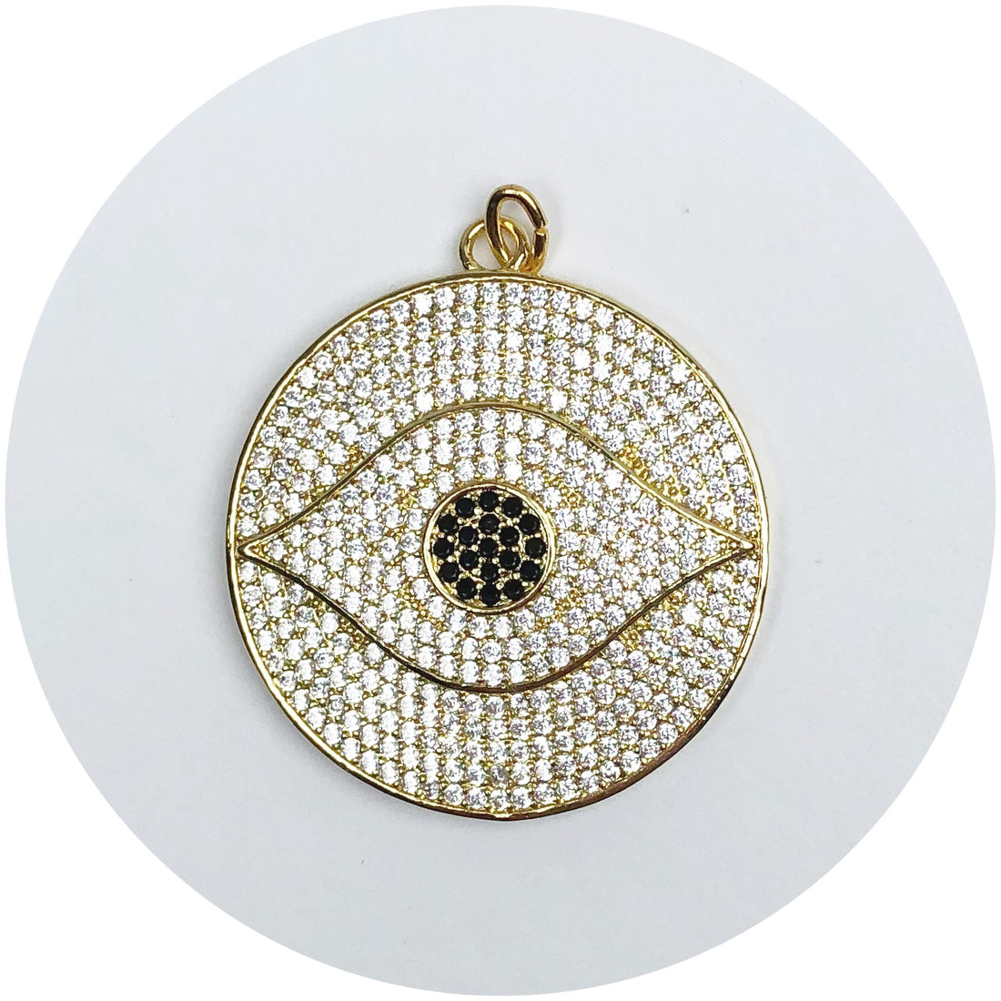 Two Tone Eye Pendant