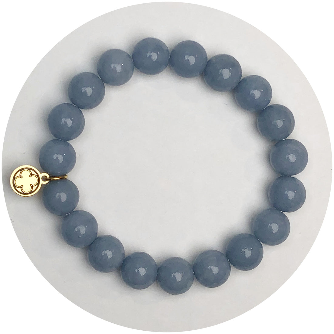 Angelite Beaded Bracelet