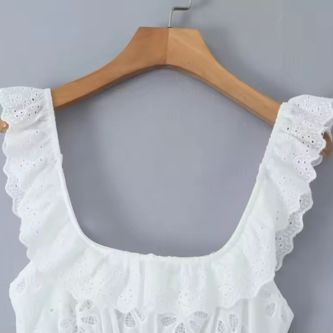 Fiore Eyelet Maxi Dress