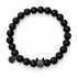 Mens Matte Black Onyx with French Bulldog on white studio background