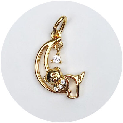 Sleeping Teddy Pendant
