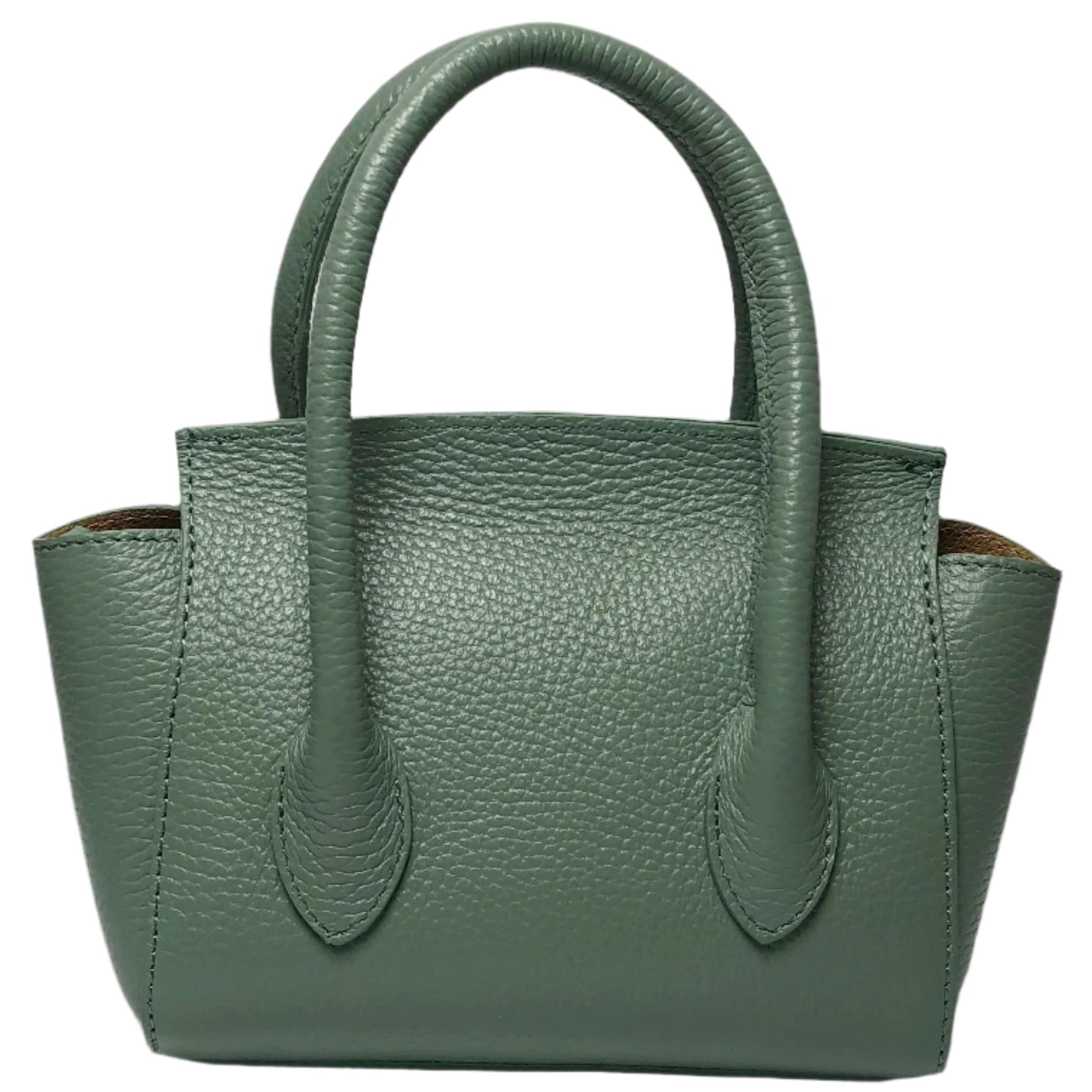 Martina Sage Green Leather Handbag