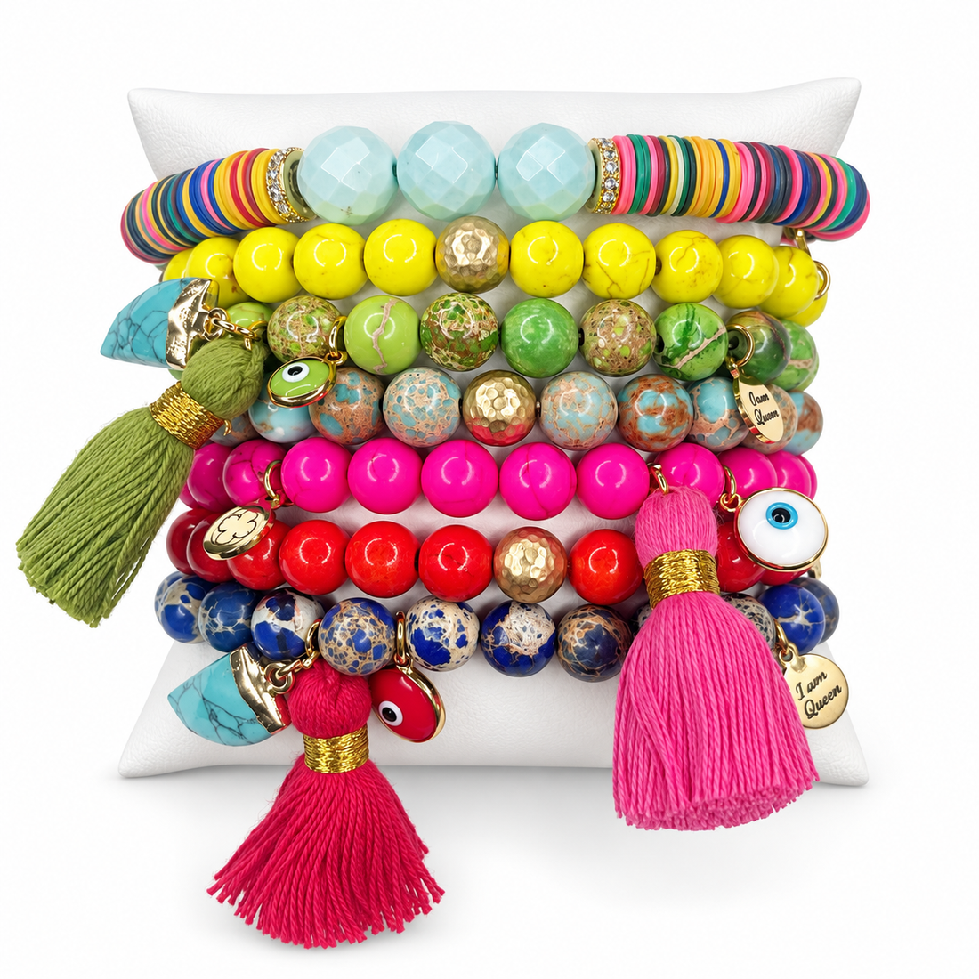 LA Chic Armparty on white studio background