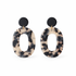 Black Pepper Acrylic Earrings — studio photo