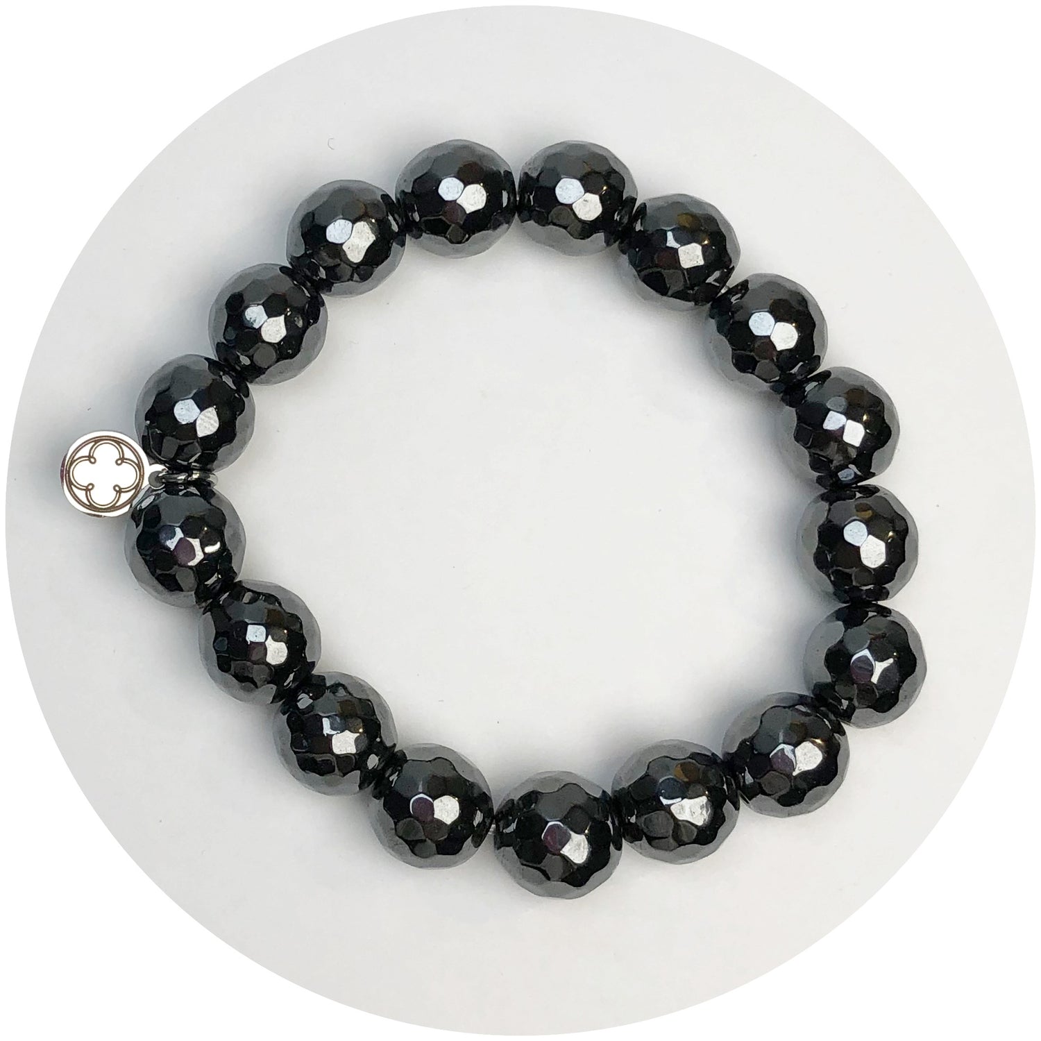 Hematite Beaded Bracelet