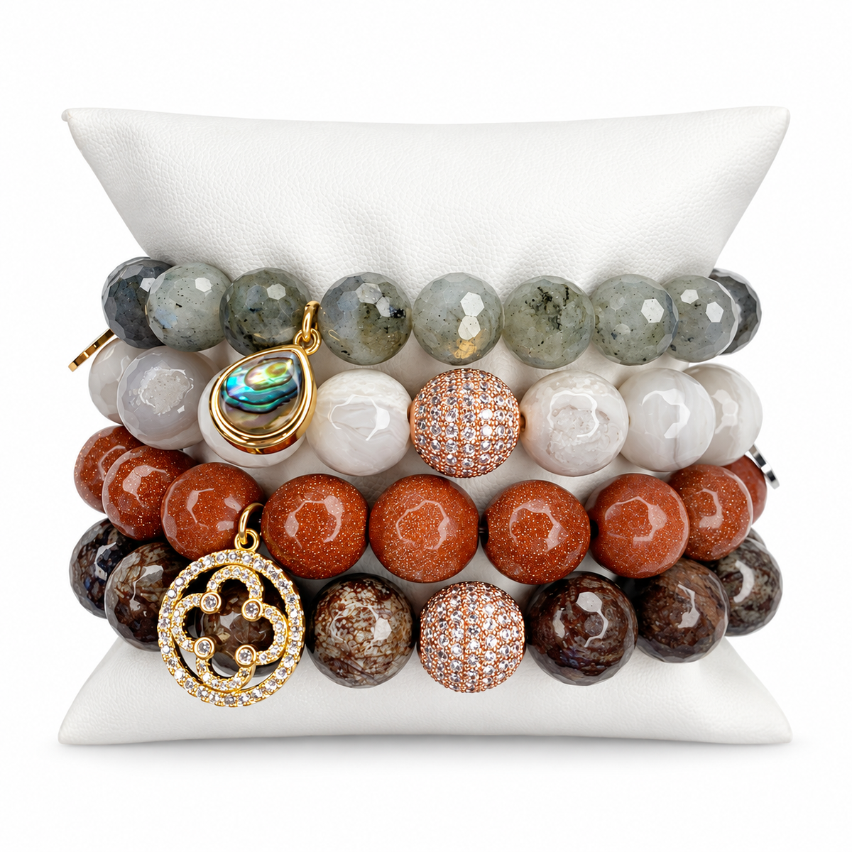 English Tweed Armparty on white studio background