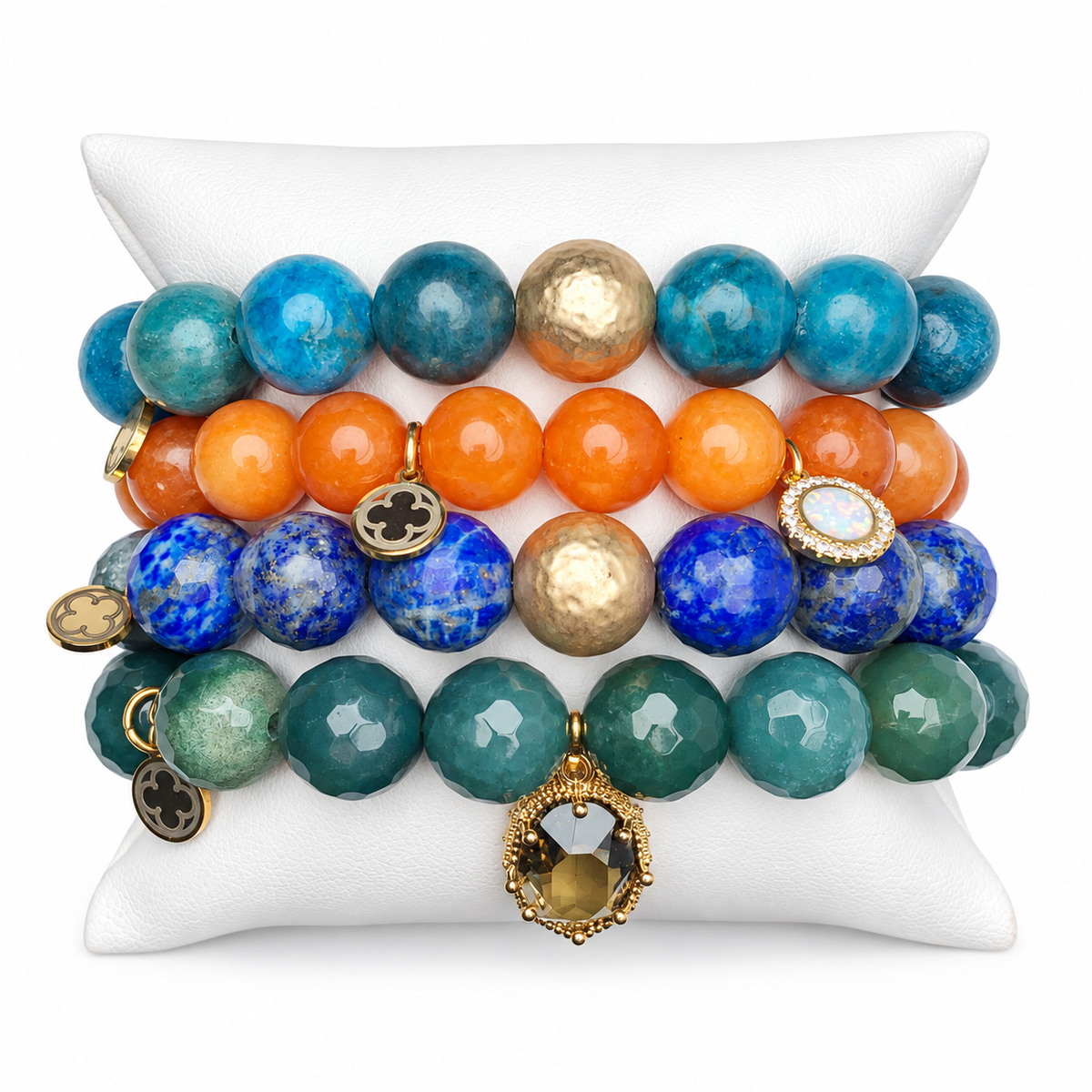 Moody Florals Armparty on white studio background
