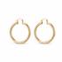 Medium Chunky Gold Filled Hoops — studio photo