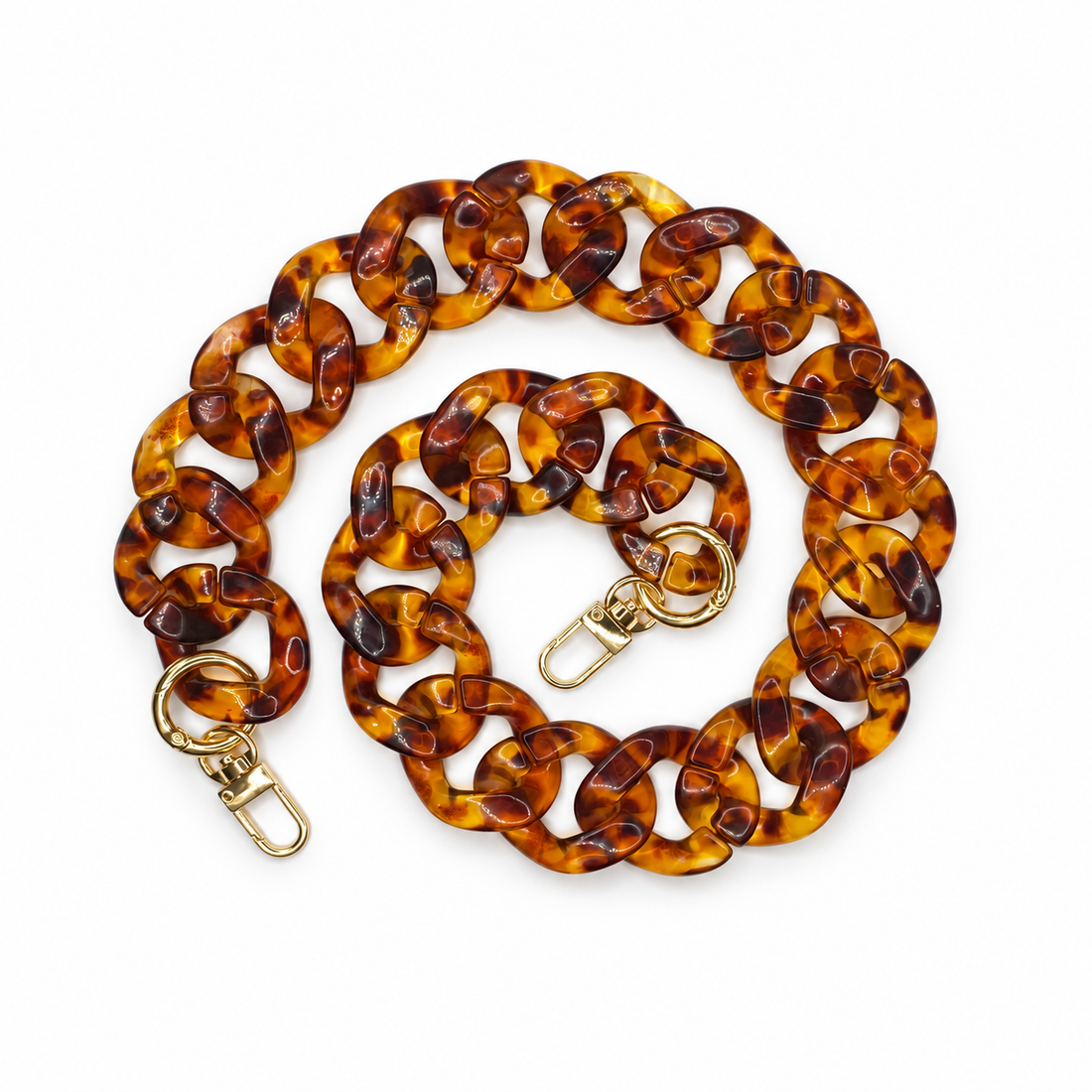 Convertible Ashley Acrylic Tortoise Strap — studio photo