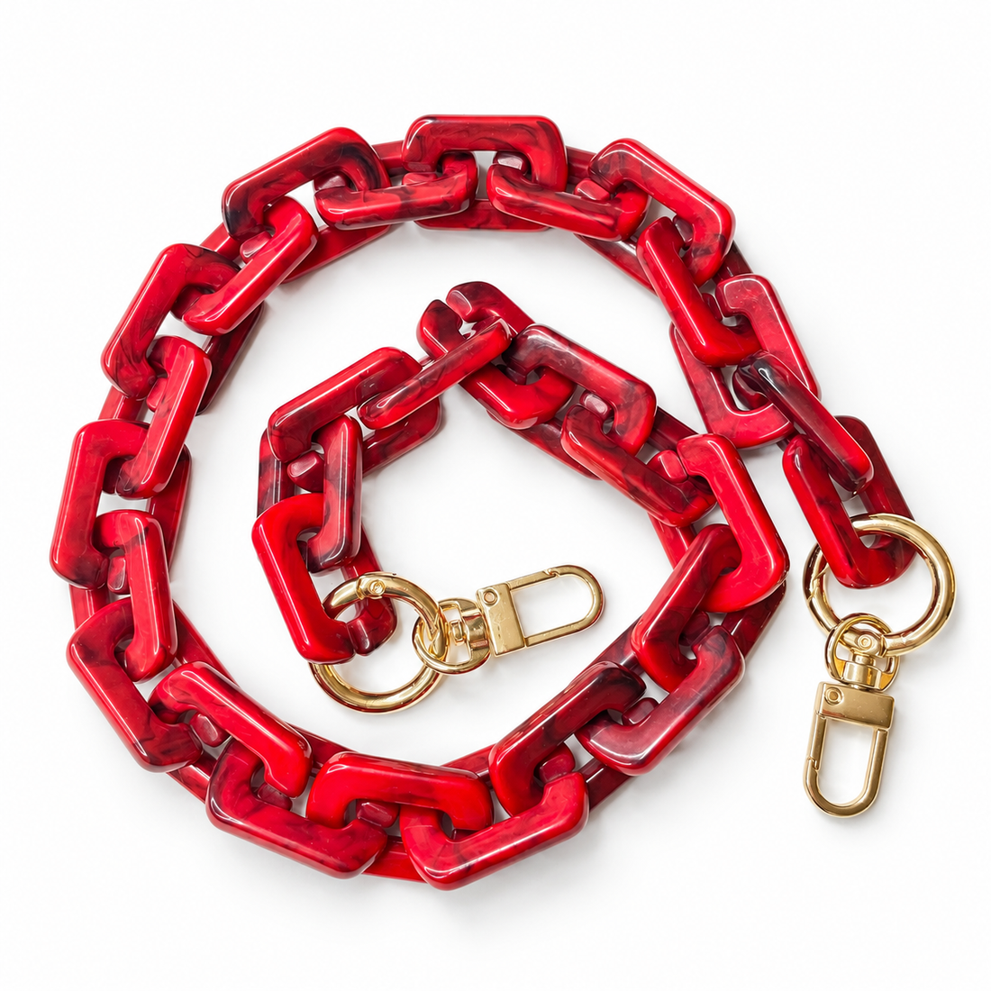 Convertible Ashley Acrylic Red Strap studio photo