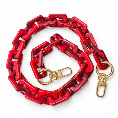 Convertible Ashley Acrylic Red Strap studio photo