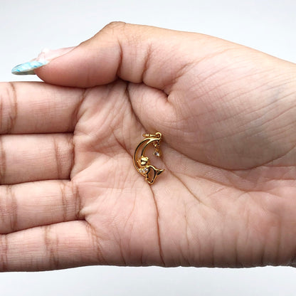 Sleeping Teddy Pendant