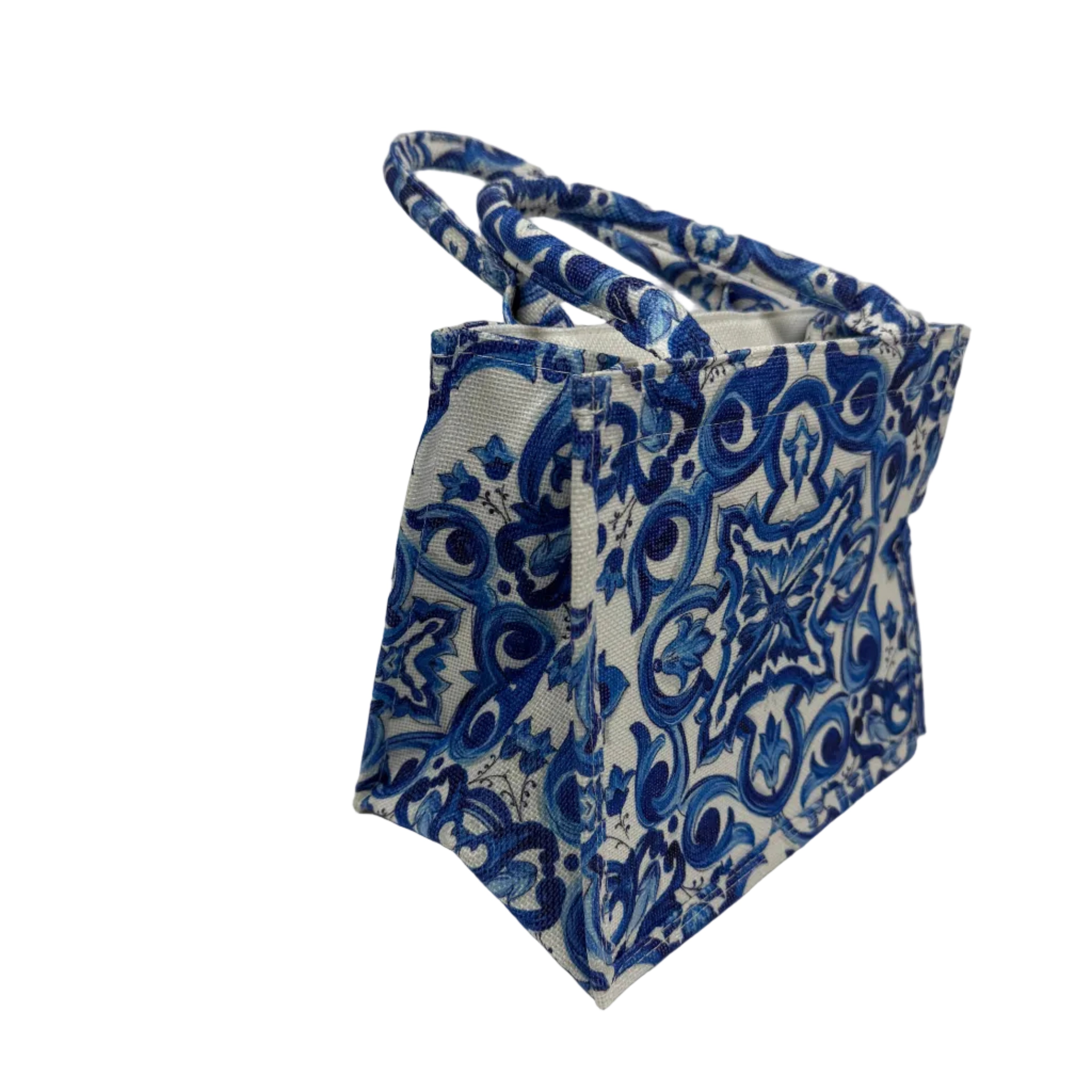 Borsetta Shopper Blue Maiolica