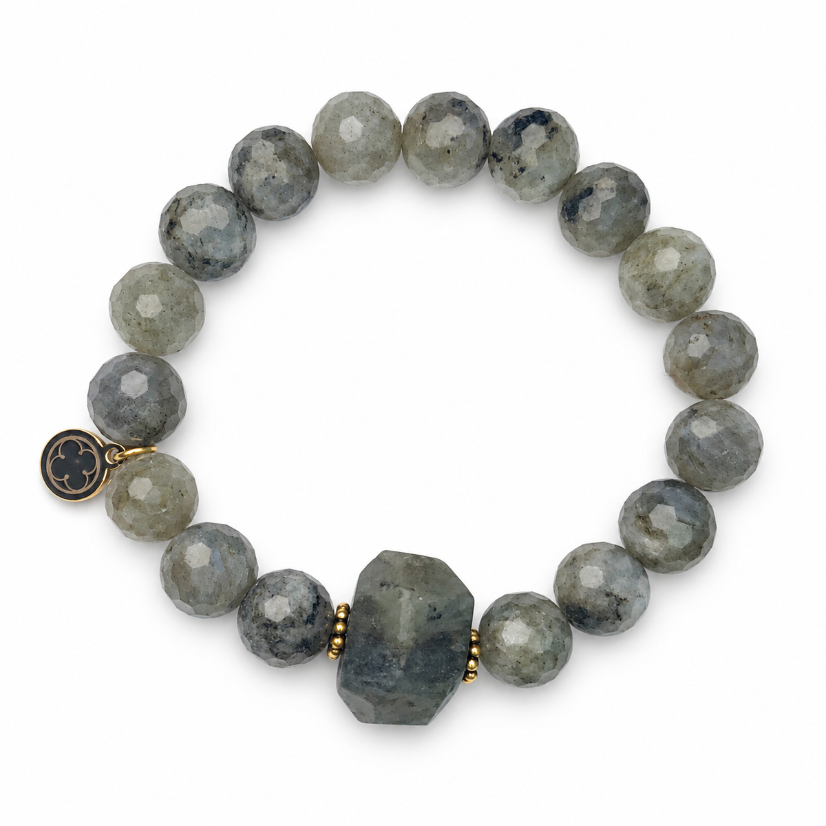 Paloma Pewter with Paloma Pewter Nugget Rock Candy on white studio background
