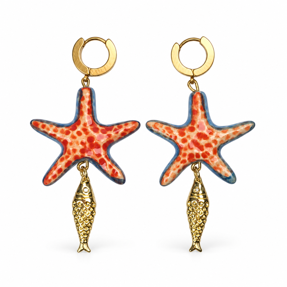 Stella Mare Earrings — studio photo