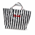 Ciao Bella Black/White Striped Waterproof Tote - Oriana LaMarca Designs